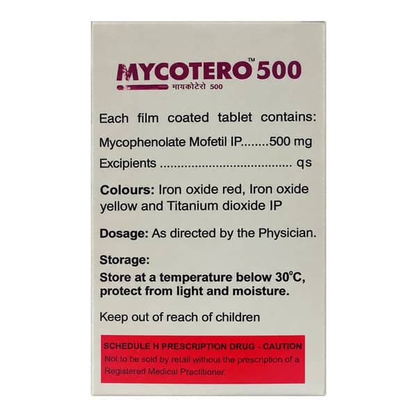 Mycotero 500Mg Strip Of 10 Tablets