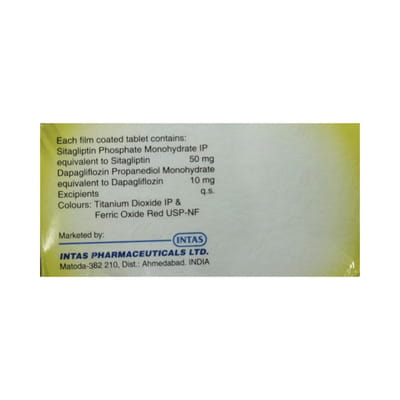 Sitara D 50/10mg Strip Of 10 Tablets