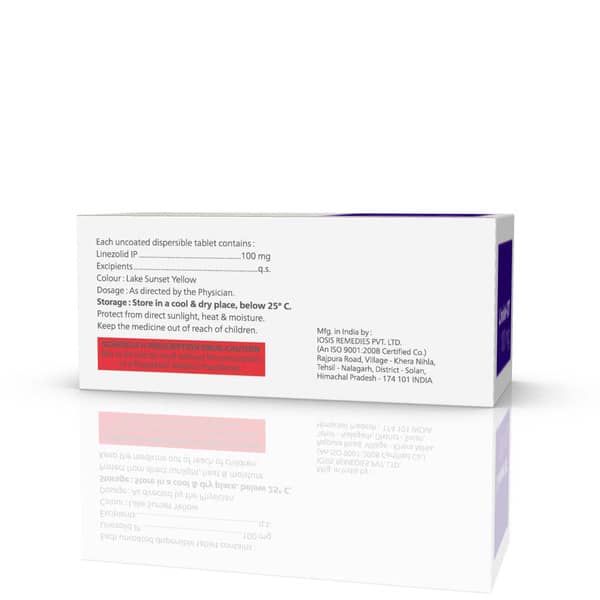 Linolet Dt 100mg Strip Of 10 Tablets
