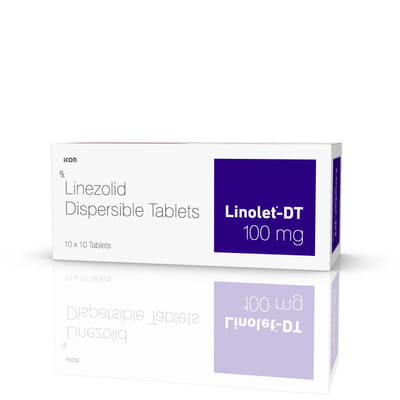 Linolet Dt 100mg Strip Of 10 Tablets