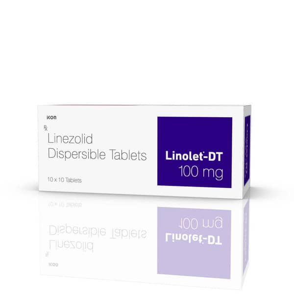 Linolet Dt 100mg Strip Of 10 Tablets