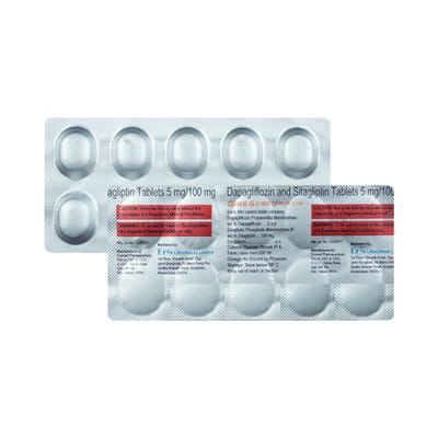 Gluxit S 5/100mg Strip Of 10 Tablets