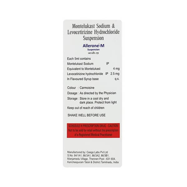 Allerone M Bottle Of 60ml Suspension