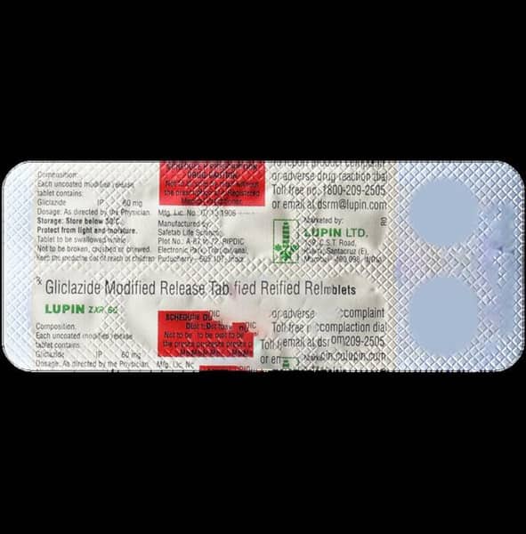 Lupin Zxr 60Mg Strip Of 10 Tablets