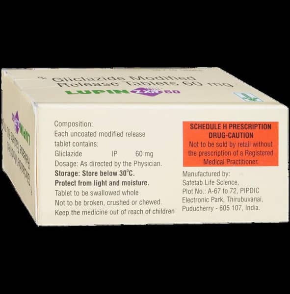 Lupin Zxr 60Mg Strip Of 10 Tablets