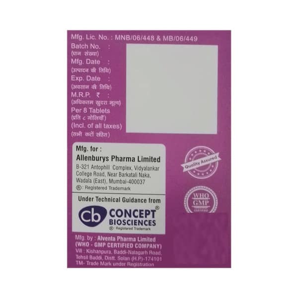 Doxycept 100mg Strip Of 8 Tablets