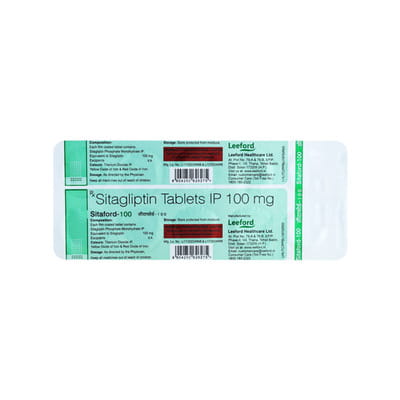 Sitaford 100mg Strip Of 10 Tablets