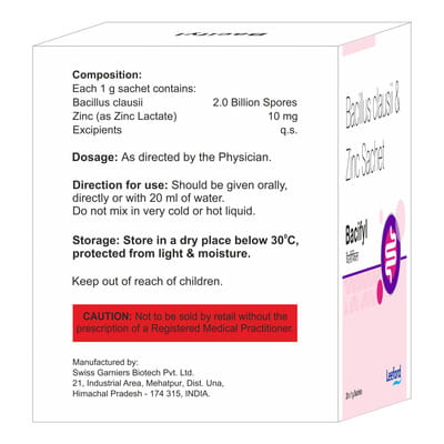 Bacifyl Sachet Of 1gm Oral Powder