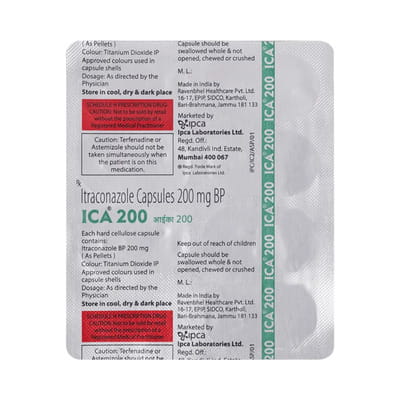 Ica 200mg Strip Of 7 Capsules