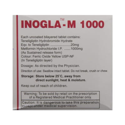 Inogla M 1000mg Strip Of 15 Tablets