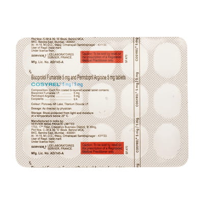 Cosyrel 5/5mg Strip Of 15 Tablets