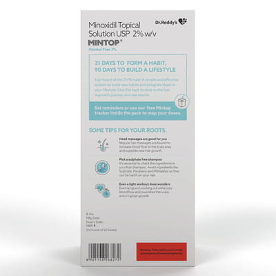 Mintop Alcohol Free 2% Bottle Of 60ml Solution