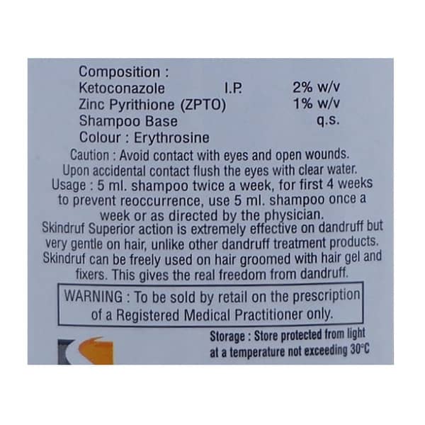Skindruf Bottle Of 100Ml Shampoo