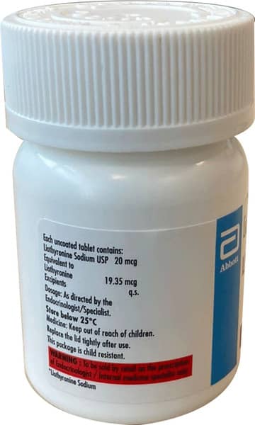 Linorma T3 20mcg Tablet