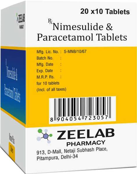 Nimse Plus Strip Of 10 Tablets