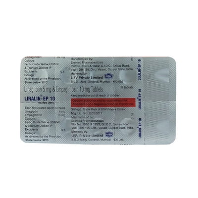 Liralin Ep 10mg Strip Of 10 Tablets