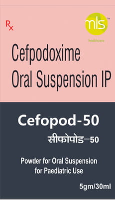 Cefopod 50mg Bottle Of 30ml Dry Suspension