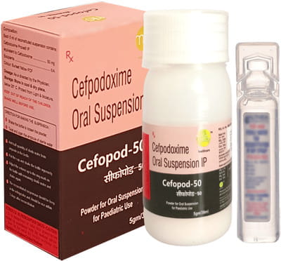 Cefopod 50mg Bottle Of 30ml Dry Suspension
