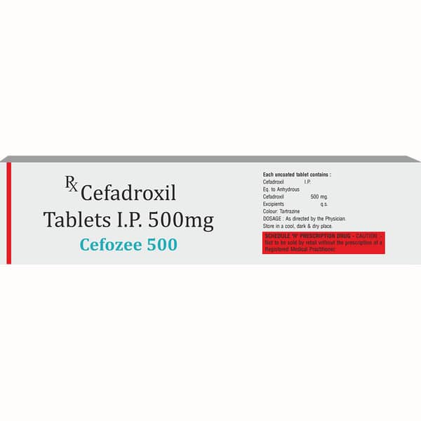 Cefozee 500mg Strip Of 10 Tablets