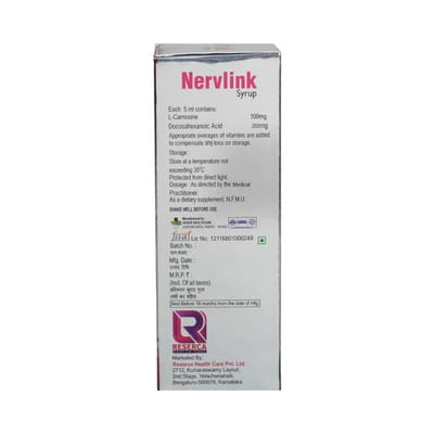 Nervlink Mango Flavour Bottle Of 200ml Syrup