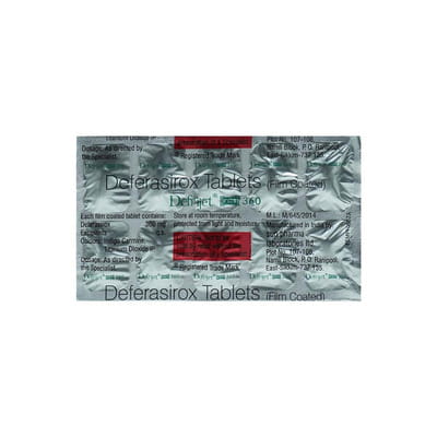 Defrijet Fct 360mg Strip Of 10 Tablets