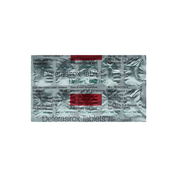 Defrijet Fct 360mg Strip Of 10 Tablets