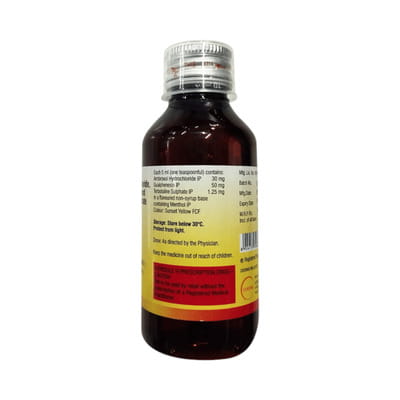 Dilo Bm Sugar Free Bottle Of 100ml Expectorant