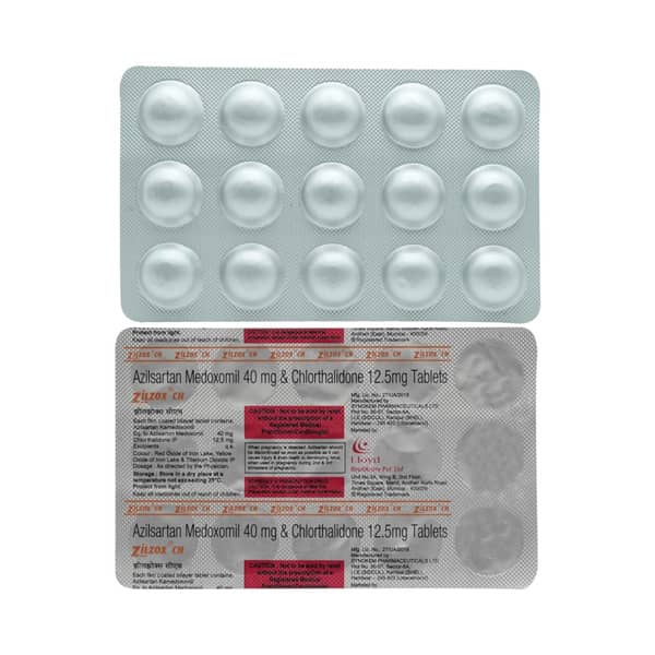 Zilzox Ch 40/12.5mg Strip Of 15 Tablets