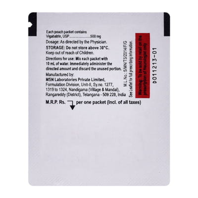 Viganext 500mg Packet Of 1 Oral Powder