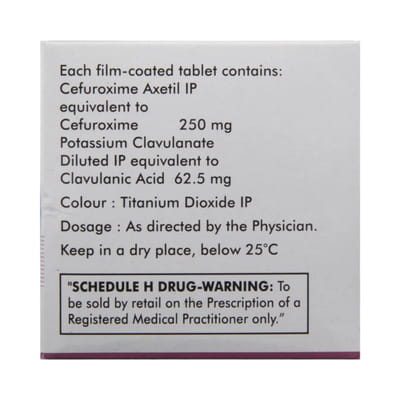 Pulmocef Cv 250mg Strip Of 10 Tablets