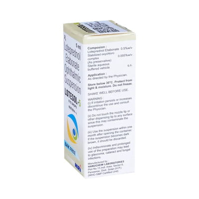 Lotesol 5 Bottle Of 5ml Eye Drops