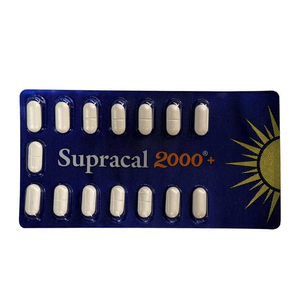 Supracal 2000 Plus Strip Of 15 Tablets