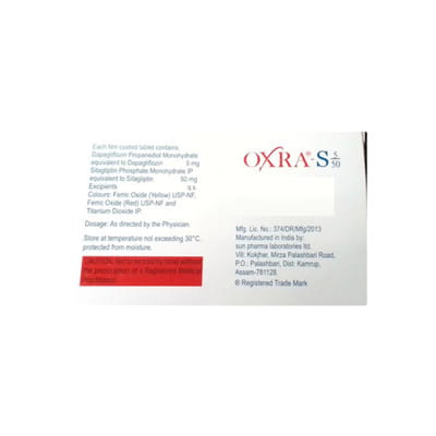 Oxra S 5/50mg Strip Of 15 Tablets