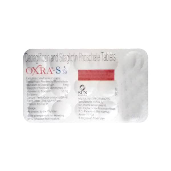 Oxra S 5/50mg Strip Of 15 Tablets