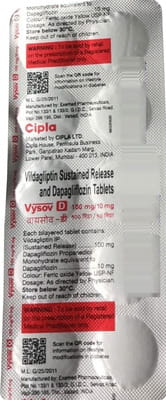 Vysov D 100/10mg Strip Of 10 Tablets
