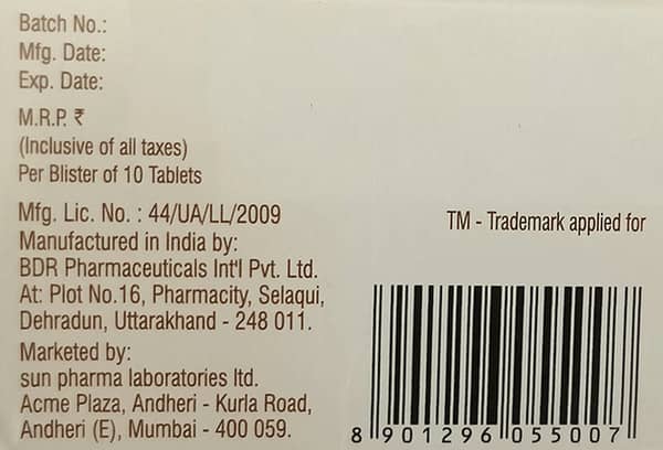 Rivaflo 20mg Strip Of 10 Tablets