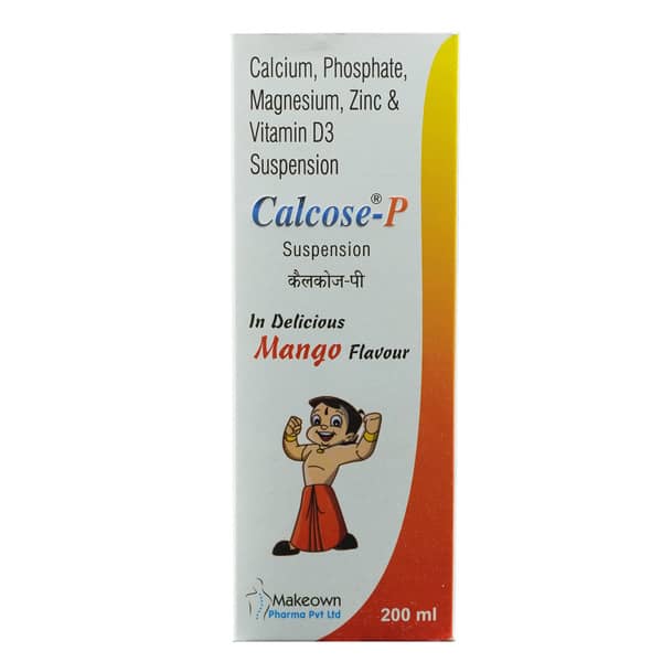 Calcose P Delicious Mango Flavour Bottle Of 200ml Suspension
