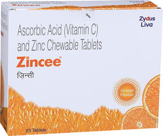 Zincee Chewable Tablet | Orange Flavour