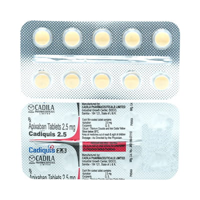 Cadiquis 2.5mg Strip Of 10 Tablets