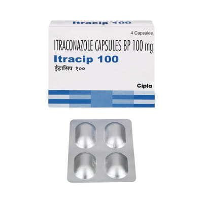 Itracip 100mg Strip Of 10 Capsules
