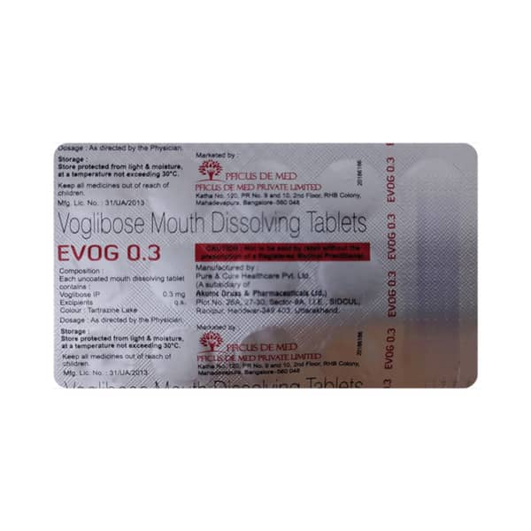 Evog 0.3mg Strip Of 15 Tablets