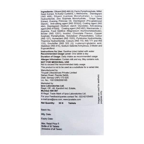 New Keraglo Eva Bottle Of 30 Tablets