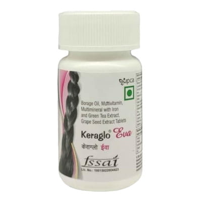 New Keraglo Eva Bottle Of 30 Tablets