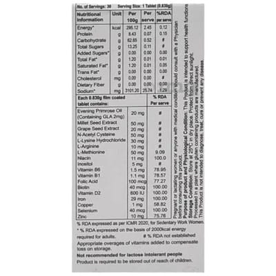 New Keraglo Eva Bottle Of 30 Tablets