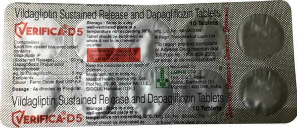 Verifica D 5mg Strip Of 10 Tablets