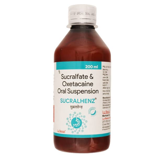 Sucralhenz Peppermint Flavour Bottle Of 200Ml Suspension