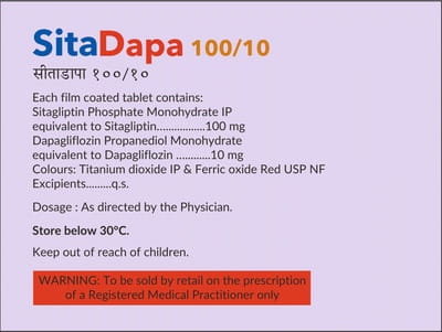 Sitadapa 100/10mg Strip Of 10 Tablets