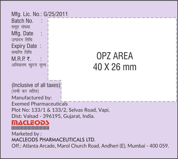 Sitadapa 100/10mg Strip Of 10 Tablets