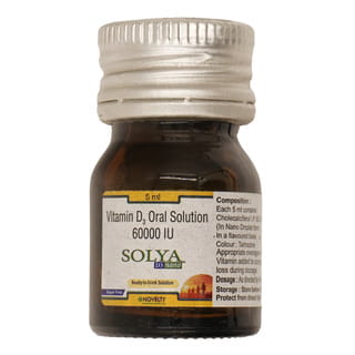 Solya D3 Nano Sugar Free Bottle Of 5Ml Oral Solution