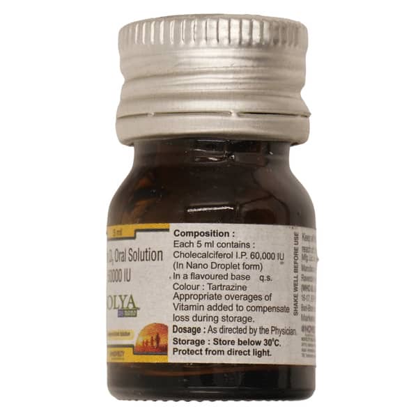 Solya D3 Nano Sugar Free Bottle Of 5Ml Oral Solution